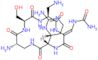 1-{(Z)-[(3S,9S,12S,15S)-15-amino-9-(aminomethyl)-3-[(4R)-2-amino-3,4,5,6-tetrahydropyrimidin-4-yl]-12-(hydroxymethyl)-2,5,8,11,14-pentaoxo-1,4,7,10,13-pentaazacyclohexadecan-6-ylidene]methyl}urea