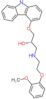 (2R)-1-(9H-carbazol-4-yloxy)-3-{[2-(2-methoxyphenoxy)ethyl]amino}propan-2-ol