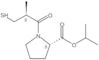 L-Prolina, 1-(3-mercapto-2-metil-1-ossopropil)-, estere di 1-metiletilo, (S)-