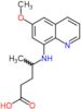 4-[(6-methoxyquinolin-8-yl)amino]pentanoic acid