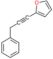 2-(3-Phenyl-1-propyn-1-yl)furan