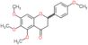 2,3-Dihydro-5,6,7-trimethoxy-2-(4-methoxyphenyl)-4H-1-benzopyran-4-one