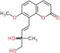 8-[(1E)-3,4-dihydroxy-3-methylbut-1-en-1-yl]-7-methoxy-2H-chromen-2-one