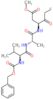 N-[(benzyloxy)carbonyl]-L-valyl-N-[(1S)-3-fluoro-1-(2-methoxy-2-oxoethyl)-2-oxopropyl]-L-alaninamide