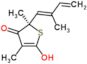 (2R)-5-hydroxy-2,4-dimethyl-2-[(1E)-2-methylbuta-1,3-dien-1-yl]thiophen-3(2H)-one