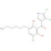 Methanone,(3-chloro-5-hexyl-2,6-dihydroxyphenyl)(4,5-dichloro-1H-pyrrol-3-yl)-