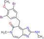 4-(3,5-dibromo-4-methoxybenzyl)-6-methyl-2-(methylamino)imidazo[4,5-d]azepin-5(6H)-one