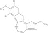 4-[(3,5-Dibromo-4-methoxyphenyl)methyl]-2-(methylamino)imidazo[4,5-d]azepin-5(6H)-one