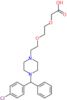 [2-(2-{4-[(4-Chlorophenyl)(phenyl)methyl]-1-piperazinyl}ethoxy)et hoxy]acetic acid