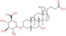 (3alpha,5beta,7alpha,8xi)-7,24-dihydroxy-24-oxocholan-3-yl D-glucopyranosiduronic acid