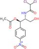 (1R,2R)-2-[(dichloroacetyl)amino]-3-hydroxy-1-(4-nitrophenyl)propyl acetate