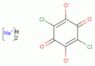 2,5-dichloro-3,6-dihydroxy-1,4-benzoquinone, disodium salt