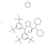 1,2,3,4,5-cyclopentanepentayl, compd. with 1-[bis[3,5-bis(trifluoromethyl)phenyl]phosphino]-2-[(1S)-1-(dicyclohexylphosphino)ethyl]-1,2,3,4,5-cyclopentanepentayl, iron salt (1:1:1)