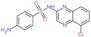 4-amino-N-(5-chloroquinoxalin-2-yl)benzenesulfonamide