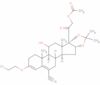 (11β,16α)-21-(Acetiloxi)-3-(2-cloroetoxi)-9-fluoro-11-hidroxi-16,17-[(1-metiletilideno)bis(oxi)]-2…