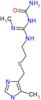 1-[N'-methyl-N-(2-{[(5-methyl-1H-imidazol-4-yl)methyl]sulfanyl}ethyl)carbamimidoyl]urea