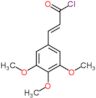 (2E)-3-(3,4,5-trimethoxyphenyl)prop-2-enoyl chloride