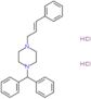 1-(diphenylmethyl)-4-[(2E)-3-phenylprop-2-en-1-yl]piperazine dihydrochloride