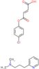 (2E)-4-(4-chlorophenoxy)-4-oxobut-2-enoic acid - N,N-dimethyl-3-pyridin-2-ylpropan-1-amine (1:1)