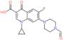 1-cyclopropyl-6-fluoro-7-(4-formylpiperazin-1-yl)-4-oxo-1,4-dihydroquinoline-3-carboxylic acid