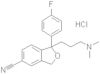 1-[3-(dimethylamino)propyl]-1-(4-fluorophenyl)-1,3-dihydroisobenzofuran-5-carbonitrile monohydrochloride