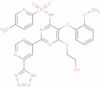 N-[6-(2-hidroxietoxi)-5-(2-metoxifenoxi)-2-[2-(2H-tetrazol-5-il)pyridin-4-il]pirimidin-4-il]-5-m...