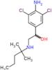 1-(4-amino-3,5-dichlorophenyl)-2-[(2-methylpentan-2-yl)amino]ethanol