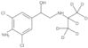 4-Amino-3,5-dichlor-α-[[[1-(methyl-d<sub>3</sub>)ethyl-1,2,2,2-d<sub>4</sub>]amino]methyl]benzenme…