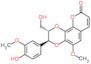 3-(4-hydroxy-3-methoxyphenyl)-2-(hydroxymethyl)-5-methoxy-2,3-dihydro-9H-[1,4]dioxino[2,3-h]chromen-9-one