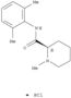 2-Piperidinecarboxamide,N-(2,6-dimethylphenyl)-1-methyl-, hydrochloride (1:1), (2R)-