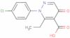 2-(4-chlorophenyl)-3-ethyl-5-oxo-pyridazine-4-carboxylic acid