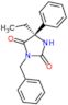 (5R)-3-benzyl-5-ethyl-5-phenyl-imidazolidine-2,4-dione