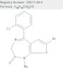 2H-Thieno[2,3-e]-1,4-diazepin-2-one, 5-(2-chlorophenyl)-7-ethyl-1,3-dihydro-1-methyl-