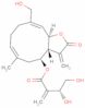 2,3,3a,4,5,8,9,11a-octahydro-10-(hydroxymethyl)-6-methyl-3-methylene-2-oxocyclodeca[b]furan-4-yl 3,4-dihydroxy-2-methylenebutyrate