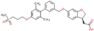 [(3S)-6-({2',6'-Dimethyl-4'-[3-(methylsulfonyl)propoxy]-3-biphenylyl}methoxy)-2,3-dihydro-1-benzofuran-3-yl]acetic acid