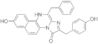 Benz[f]imidazo[1,2-a]quinoxalin-3(11H)-one, 8-hydroxy-2-[(4-hydroxyphenyl)methyl]-12-(phenylmethyl…