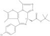 1,1-Dimethylethyl (6R)-4-(4-chlorophenyl)-2,3,9-trimethyl-6H-thieno[3,2-f][1,2,4]triazolo[4,3-a][1…