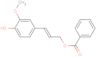 4-hydroxy-3-methoxycinnamyl benzoate