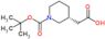 2-[(3R)-1-tert-butoxycarbonyl-3-piperidyl]acetic acid
