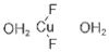 copper(ii) fluoride trihydrate