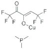 Copper(l) (hexafluoroacetylacetonato)trimethylphosphine