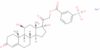 Pregn-4-ene-3,20-dione, 11,17-dihydroxy-21-[(3-sulfobenzoyl)oxy]-, monosodium salt, (11β)-