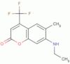 7-(ethylamino)-6-methyl-4-(trifluoromethyl)-2-benzopyrone