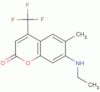 7-(Ethylamino)-6-methyl-4-(trifluoromethyl)coumarin