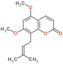 5,7-dimethoxy-8-(3-methylbut-2-en-1-yl)-2H-chromen-2-one