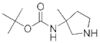 Carbamic acid, (3-methyl-3-pyrrolidinyl)-, 1,1-dimethylethyl ester, (+)- (9CI)