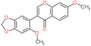 7-methoxy-3-(6-methoxy-1,3-benzodioxol-5-yl)-4H-chromen-4-one