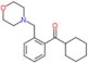 Cyclohexyl[2-(4-morpholinylmethyl)phenyl]methanone