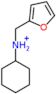 N-(furan-2-ylmethyl)cyclohexanaminium