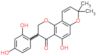 3-(2,4-dihydroxyphenyl)-5-hydroxy-8,8-dimethyl-2,3-dihydro-4H,8H-pyrano[2,3-f]chromen-4-one